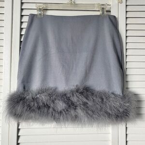 Windsor Fab Sass Marabou Trim Skirt